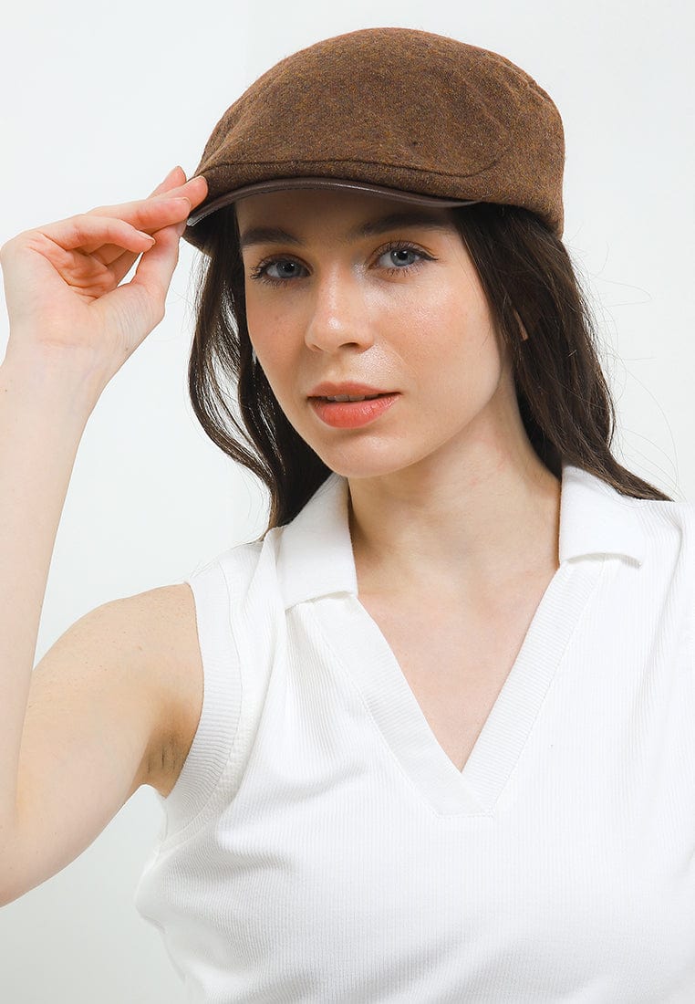 Canvas Painter Hat - Brown