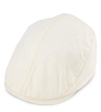 Summer Flat Cap - White
