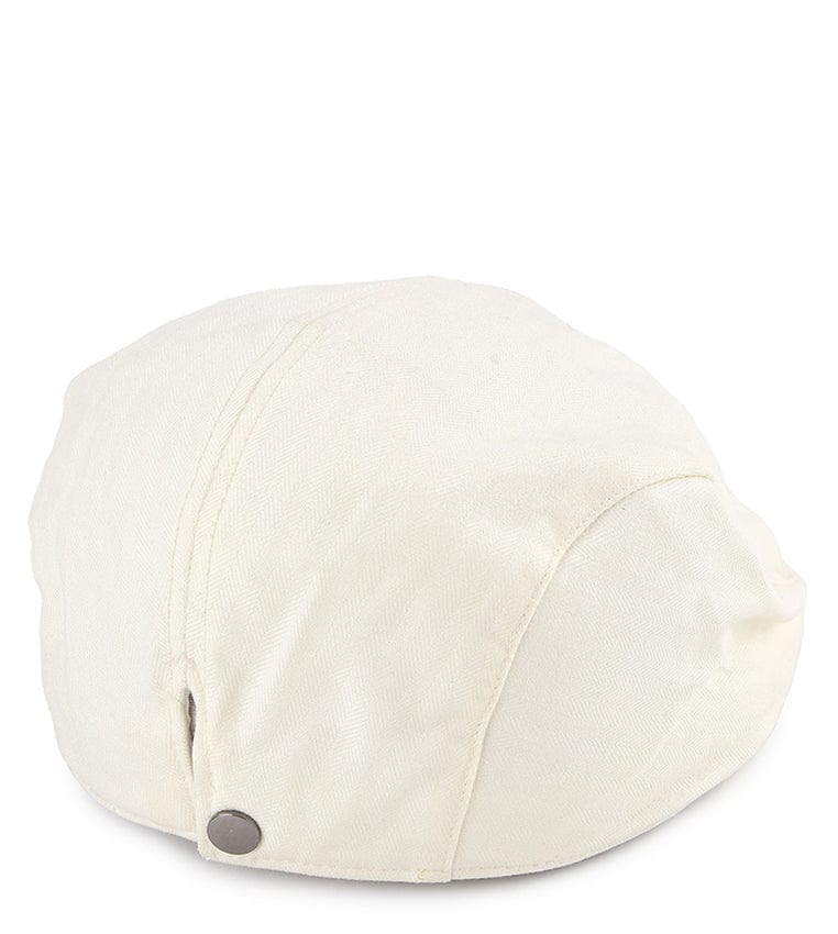 Summer Flat Cap - White