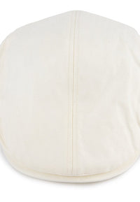 Summer Flat Cap - White