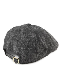 Vintage Washed Flat Cap - Black