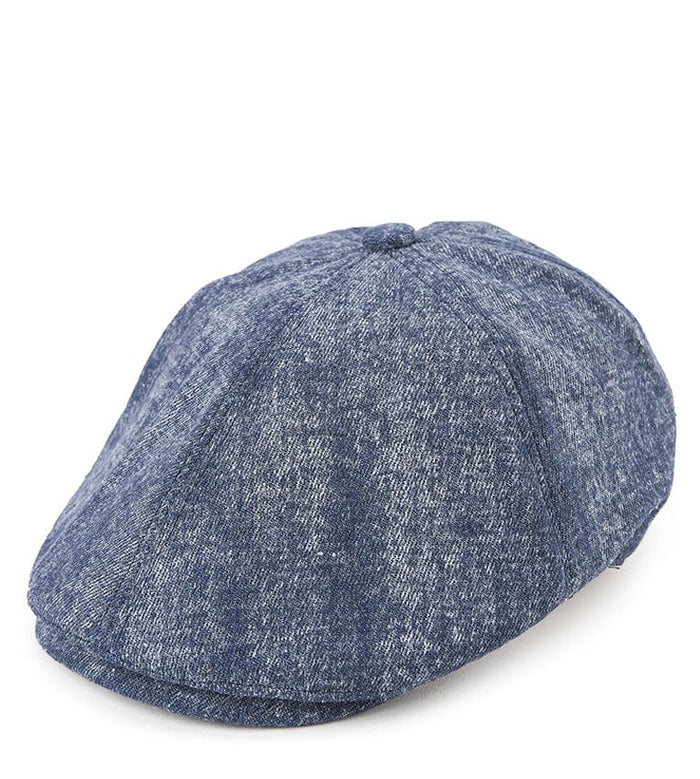 Vintage Washed Flat Cap - Blue