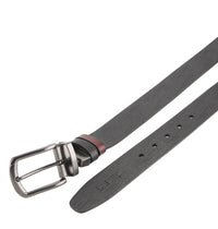 Granite Grip Pin Buckle Reversible Top Grain Leather Belt - Black Brown