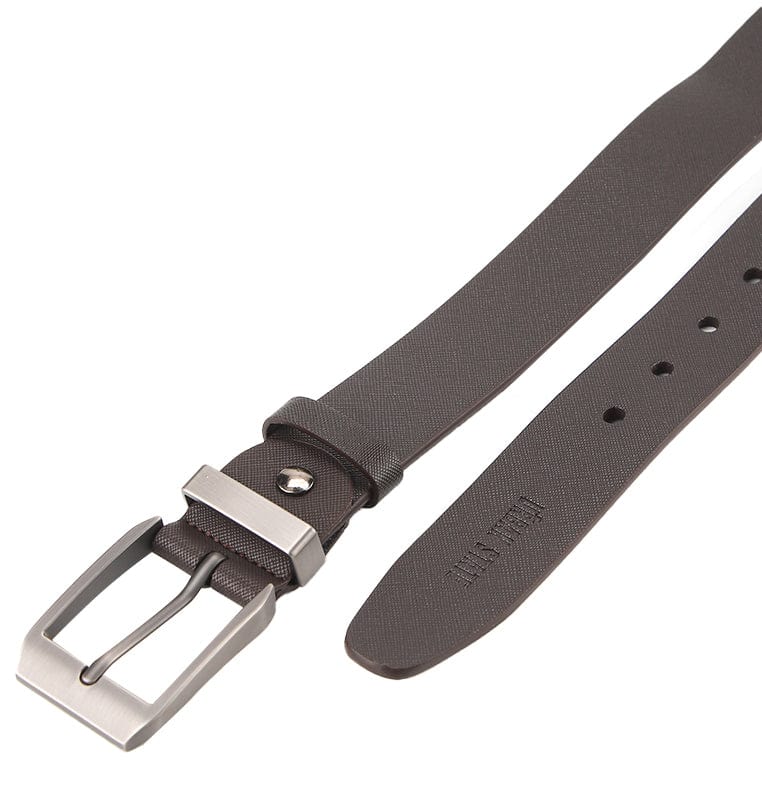 BareLoop Pin Buckle Top Grain Leather Belt - Brown