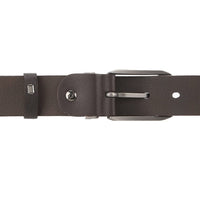 BareLoop Pin Buckle Top Grain Leather Belt - Brown