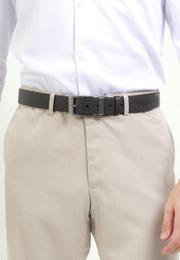 BareLoop Pin Buckle Top Grain Leather Belt - Brown