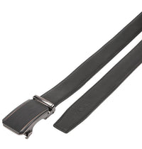 Belvoir Plate Buckle Top Grain Leather Belt - Black