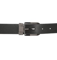 Ironhide Pin Buckle Top Grain Leather Belt - Black