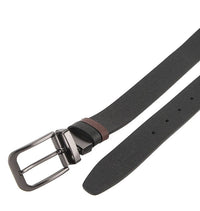LoopTwo Pin Buckle Reversible Top Grain Leather Belt - Black Brown