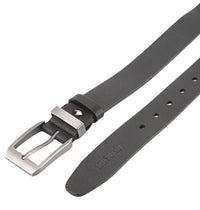 OneLoop Pin Buckle Top Grain Leather Belt - Black