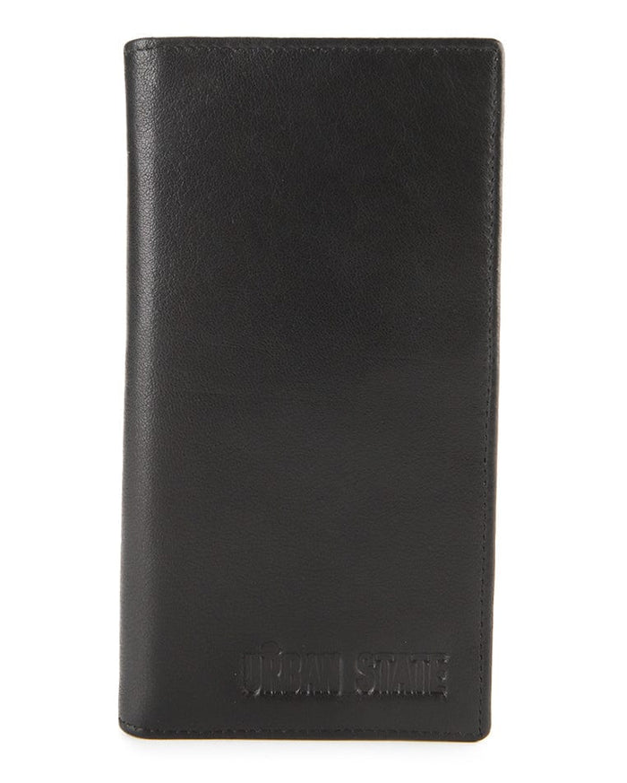Weekend Long Leather Wallet - Black