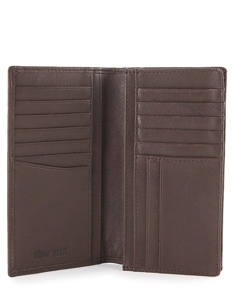 Weekend Long Leather Wallet - Brown