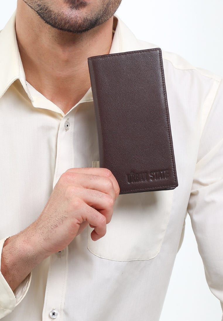 Weekend Long Leather Wallet - Brown
