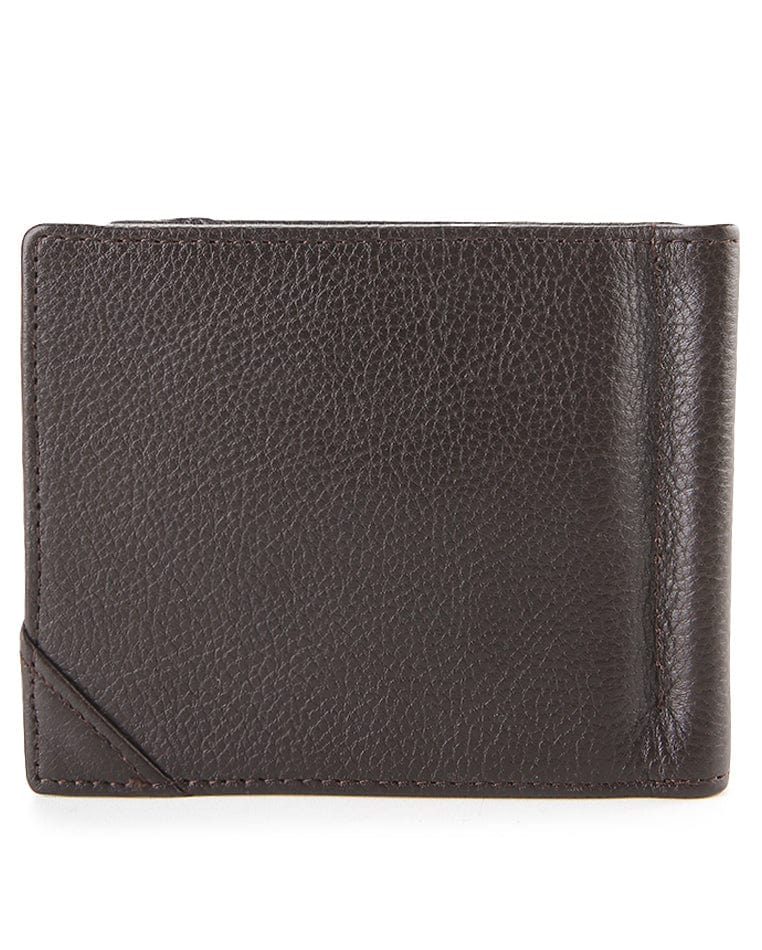Everyday Leather Clip Wallet - Brown