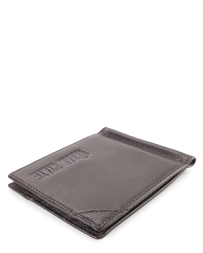 Everyday Leather Clip Wallet - Brown