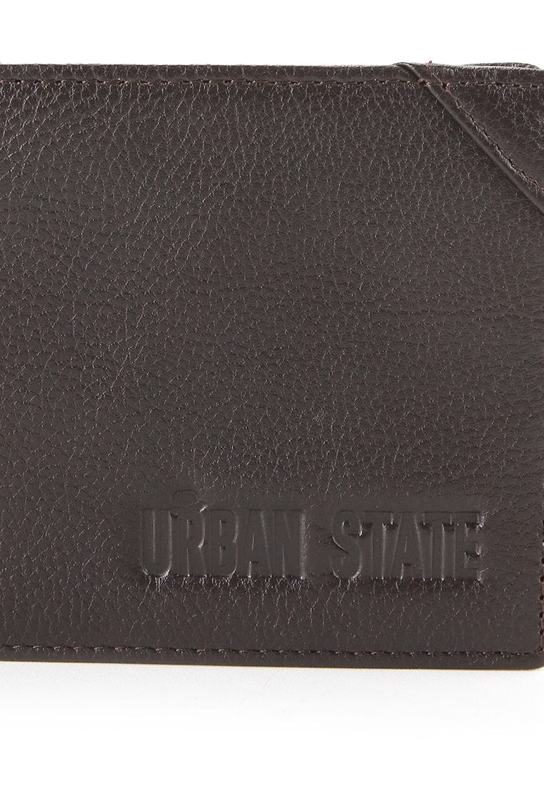 Everyday Leather Clip Wallet - Brown