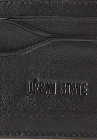 Axis Carry Leather Card Wallet - Black