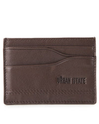 Axis Carry Leather Card Wallet - Black