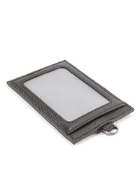 Everyday Carry Leather Card Lanyard - Black