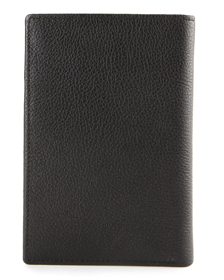 Voyage Leather Passport Case - Black