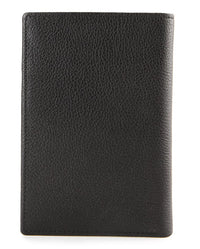 Voyage Leather Passport Case - Black