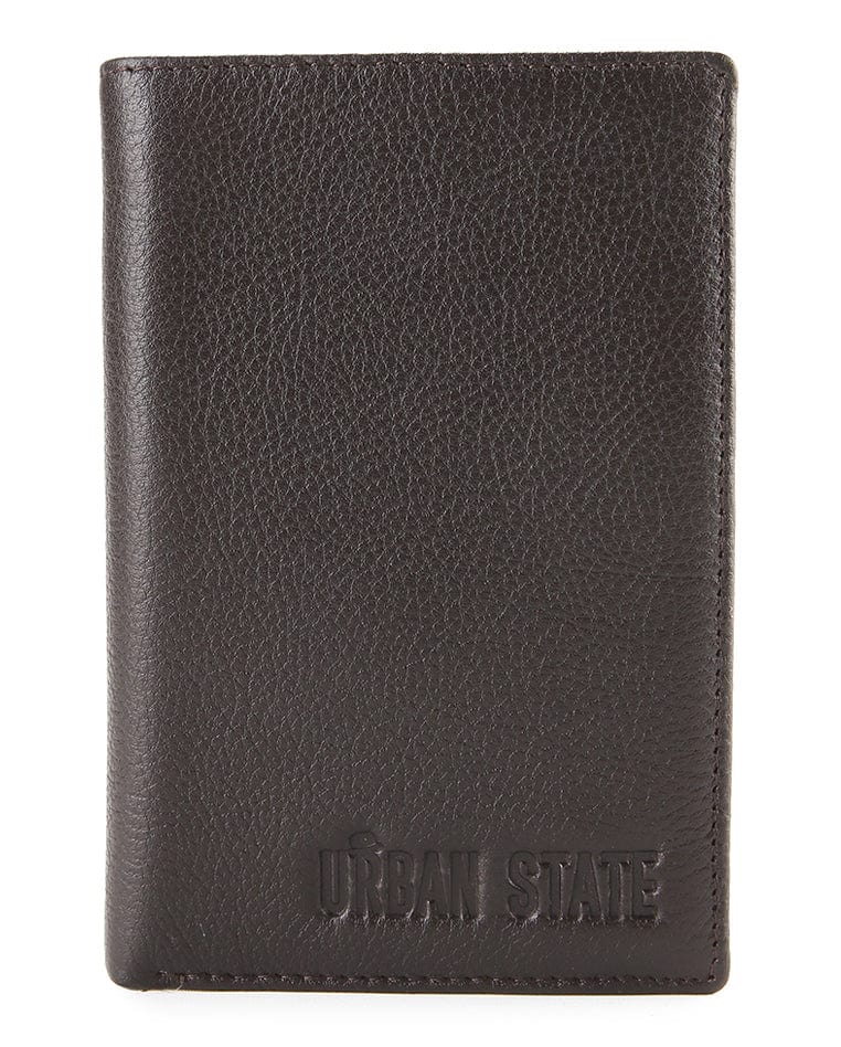 Voyage Leather Passport Case - Brown
