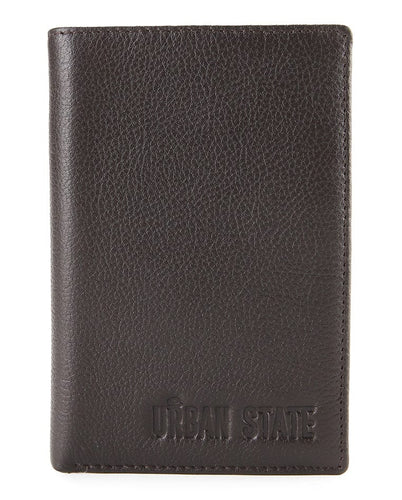 Voyage Leather Passport Case - Brown