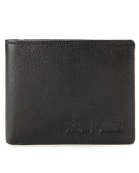 Heritage Fold Leather Wallet - Black