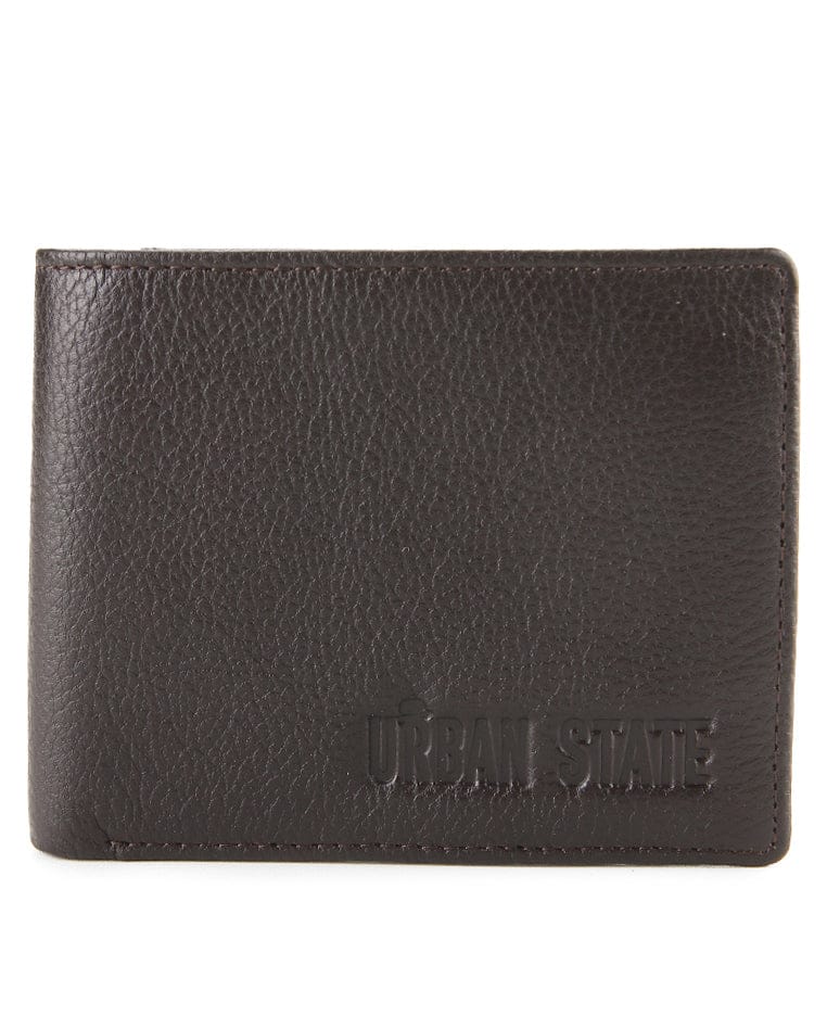 Heritage Fold Leather Wallet - Brown