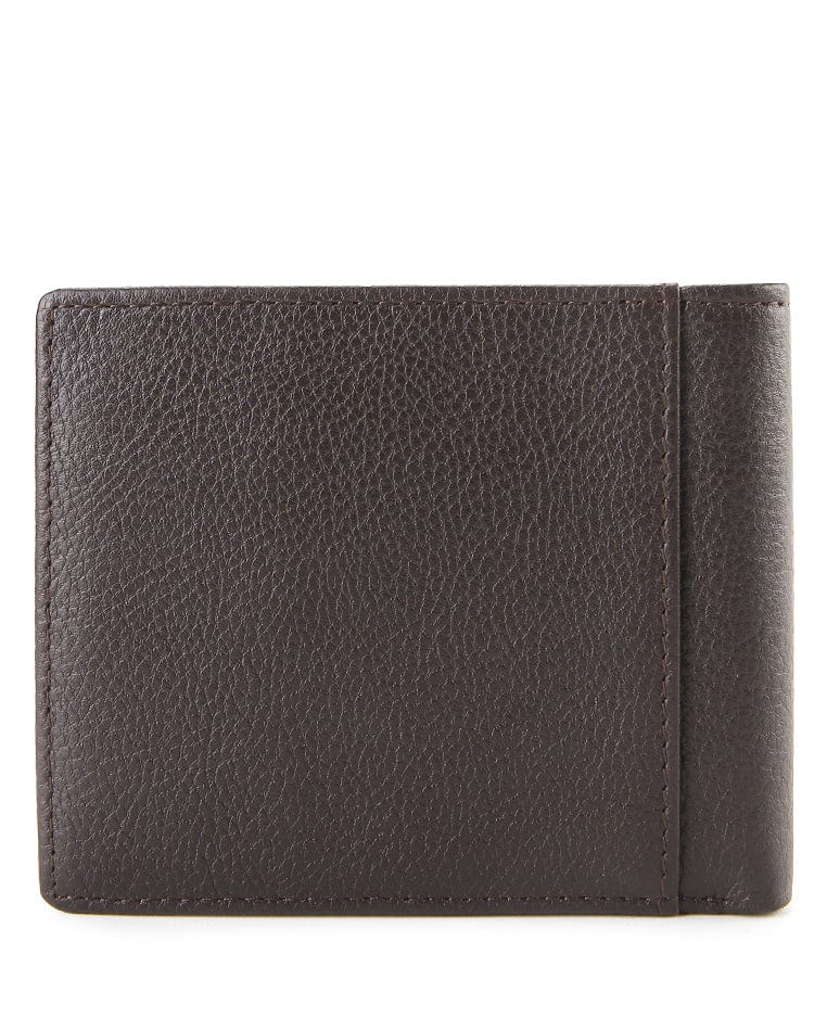 Heritage Fold Leather Wallet - Brown