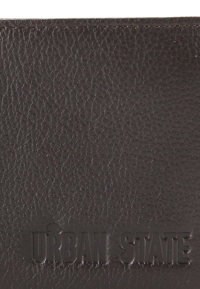 Heritage Fold Leather Wallet - Brown