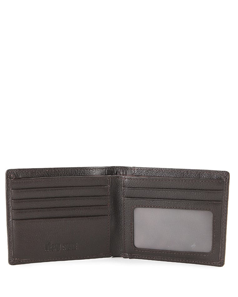 Heritage Fold Leather Wallet - Brown