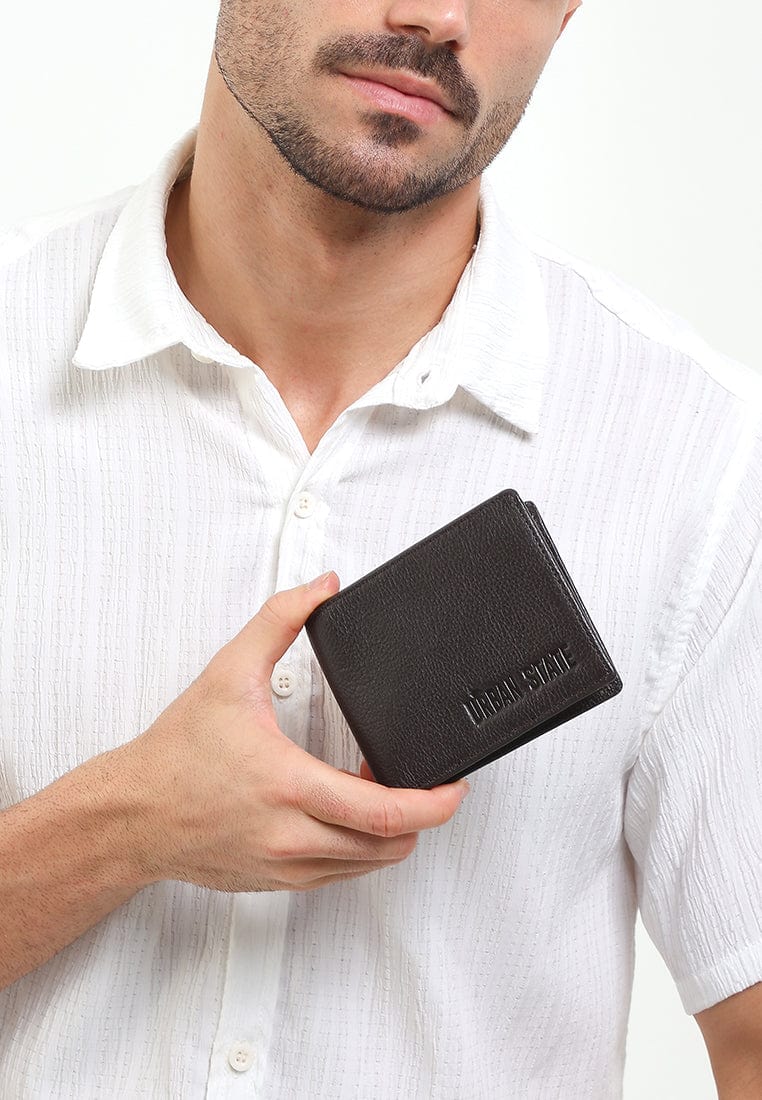 Heritage Fold Leather Wallet - Brown