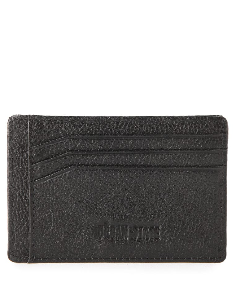 Metro Carry Leather Card Wallet - Brown