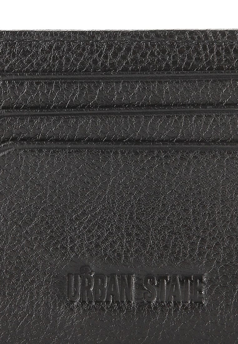 Metro Carry Leather Card Wallet - Black