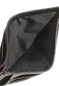 Metro Carry Leather Card Wallet - Black