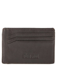 Metro Carry Leather Card Wallet - Brown
