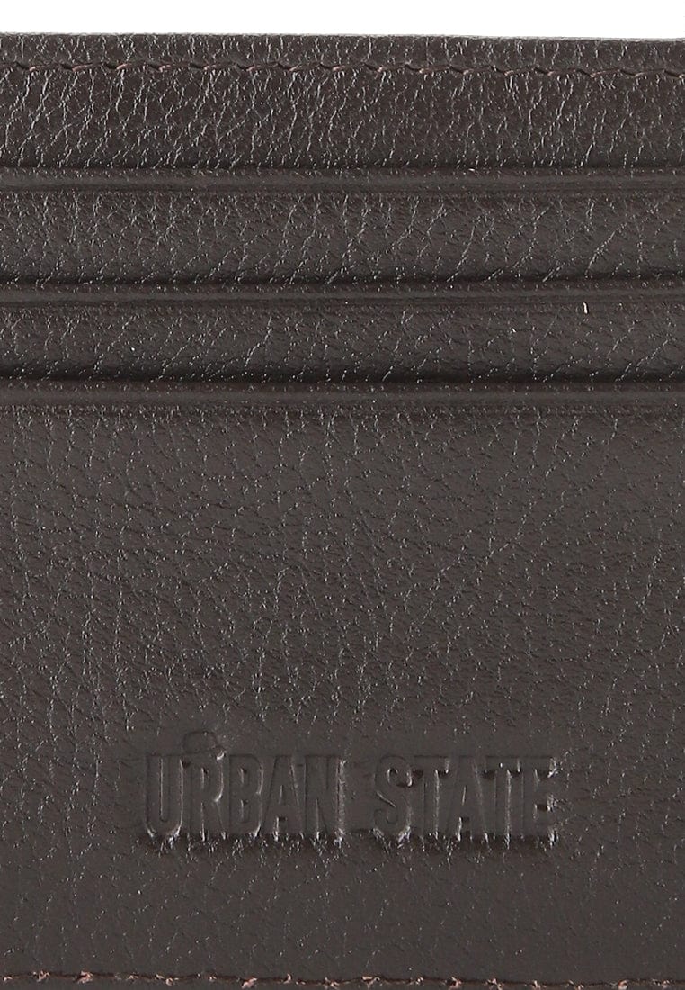 Metro Carry Leather Card Wallet - Brown