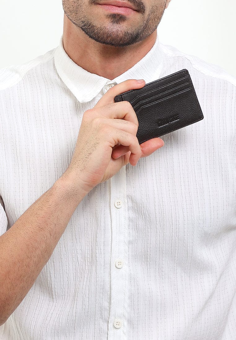 Metro Carry Leather Card Wallet - Brown