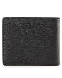 Urban Fold Leather Wallet - Black