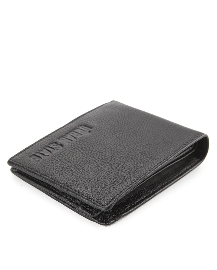 Urban Fold Leather Wallet - Black
