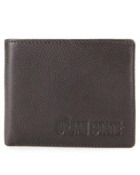 Urban Fold Leather Wallet - Black