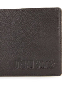 Urban Fold Leather Wallet - Brown