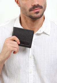 Urban Fold Leather Wallet - Brown