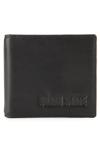 Weekend Fold Leather Wallet - Black