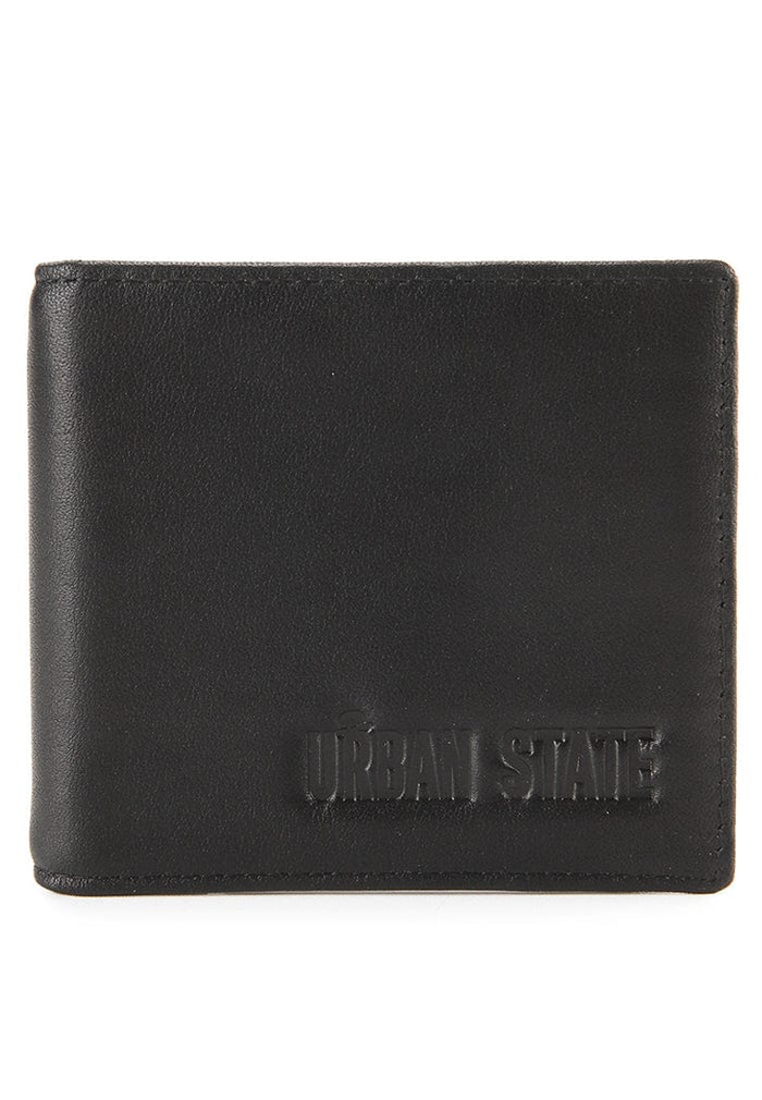 Weekend Fold Leather Wallet - Black