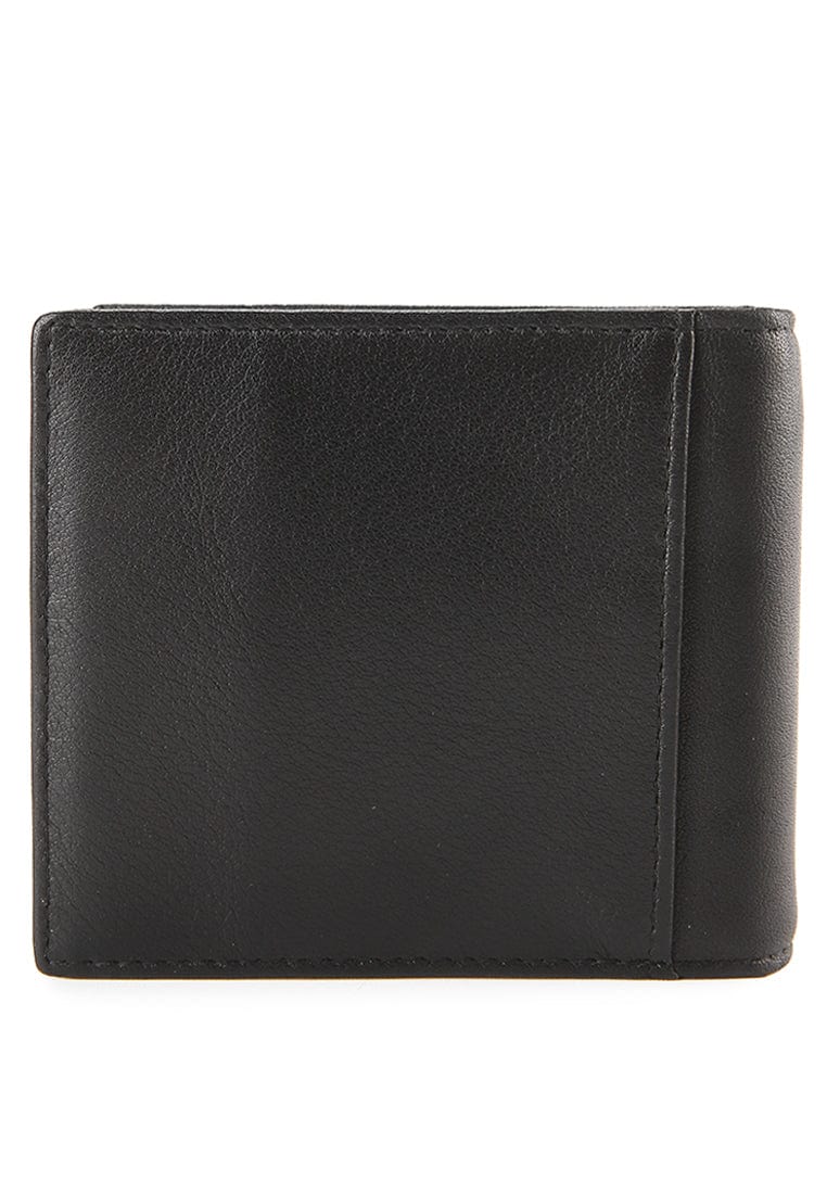 Weekend Fold Leather Wallet - Black