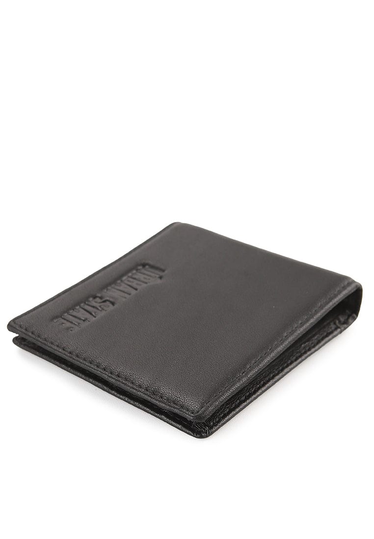 Weekend Fold Leather Wallet - Black