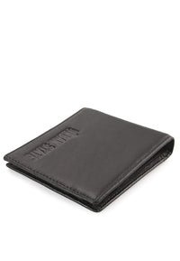 Weekend Fold Leather Wallet - Black
