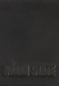 Weekend Fold Leather Wallet - Black